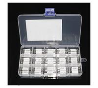 Cablaggio di protezione 75pcs fusibile in ceramica 6mm x 30mm 0.5A 1A 2A 3A 4A 5A 6A 8A 10A 13A 15A 16A 20A 25A 30A kit di assortimento di fusibili 6x30mm tubo di assicurazione