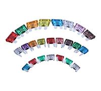 Cablaggio di protezione 80PCS Fusibili for auto misti Mini ATS ATC Fusibile a lama di zinco 5 10 15 20 25 30 40A AMP Set for Auto Car Truck (Size : Atc)