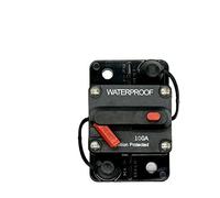 Cablaggio di protezione Auto Fuse Holde 30A-300A AMP Circuit Breaker Fuse Reset 12-48V DC Car Boat Auto Scatola dei fusibili impermeabile Fuse Car Fusibles Amplificador (Size : 100a)