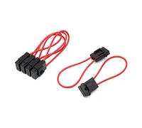 Cablaggio di protezione Blocco scatola portafusibili cablaggio universale rosso nero 6 pezzi for auto moto