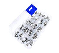 Cablaggio di protezione Fuse 50Pcs Set di fusibili in vetro a soffiaggio rapido 5x20mm 0.2A 0.5A 1A 2A 3A 5A 8A 10A 15A 20A Fusibile