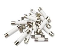 Cablaggio di protezione Fusibile 10 pezzi/lotto fusibile in ceramica ad azione rapida 5mm x 20mm 6x30mm T 0.5A 1A 2A 3A 5A 6A 8A 10A 13A 15A 20A 30A 250V forno a microonde for sigari for auto (Color