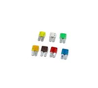 Cablaggio di protezione Fusibile 10PCS 5A 7.5A 10A 20A 25A 30A Micro 2 fusibile a gamba lunga 9mm x 15.5mm Mini M2 inserto for fusibile for automobile a piede lungo (Size : 25a)