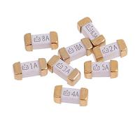 Cablaggio di protezione Fusibile 10pcs Gold Foot 1808 12 5V SMD FLINK Fusibile 0.5 A 0.75 A 1A 2A 3A 4A 5A 6.3 A 8A 10A 0451 Fusibili ultraveloci (Size : 10A 1808)