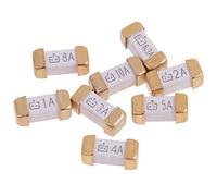 Cablaggio di protezione Fusibile 10pcs Gold Foot 1808 125V SMD Fusibile rapido 0.5A 0.75A 1A 2A 3A 4A 5A 6.3A 8A 10A 0451 Fusibili ultrarapidi (Size : 4A 1808)