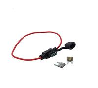 Cablaggio di protezione Fusibile 12V Portafusibile impermeabile for auto Presa TAP Adattatore Micro/Mini/Standard ATM APM con fusibile for motocicletta for auto da 10A (Color : S, Size : 7A5 And Fus