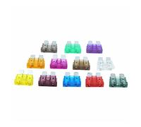 Cablaggio di protezione Fusibile 20Pcs / Set 10A Tubo di sicurezza for automobile Lampada allo xeno Fusibile Tubo di sicurezza5A 10A 15A 20A 25A 30A Fusibile for auto 19 * 19mm Inserto automatico Bian