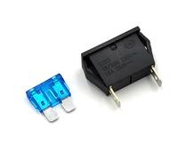 Cablaggio di protezione Fusibile 2Pcs/5pcs 15/30A 250v 16A KCD3 2pin Supporto for fusibile for autoveicoli Medio Saldatura Consiglio Sedile assicurativo (Size : One Size)