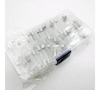 Cablaggio di protezione Fusibile 50PCS / LOT 6 * 30mm Kit di assortimento di fusibili in vetro soffiato rapido rapido, 6x30MM 0.5A 1A 2A 3A 5A 6A 7A 8A 10A 15A / 250V