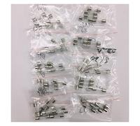 Cablaggio di protezione Fusibile 60 PZ/LOTTO 12 Tipi Fusibile di Vetro Veloce Kit nel Pacchetto 5x20mm 0.2A 0.3A 0.5A 1A 2A 3A 5A 6A 8A 10A 15A 20A Pacchetto Tubo di Assicurazione