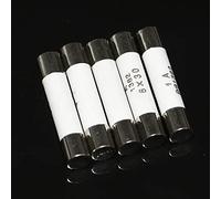 Cablaggio di protezione Fusibile 75pcs Fusibile in ceramica 6 * 30mm 0.5A 1A 2A 3A 4A 5A 6A 8A 10A 13A 15A 16A 20A 25A 30A Assortimento di fusibili Kit Fusibili for tubo di assicurazione 6x30mm