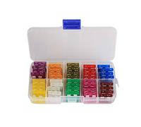 Cablaggio di protezione Fusibile 80Pcs 12V 3A 5A 7.5A 10A 15A 20A 25A 30A 35A 40A Assortimento di fusibili for auto a lama standard Fusibile a lama for auto Fusibile for moto for barca automatica