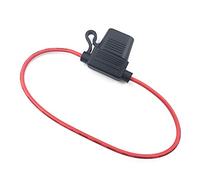 Cablaggio di protezione Fusibile portafusibili in linea for lama automobilistica impermeabile con cablaggio del fusibile piccolo e fusibile for filo da 16 AWG