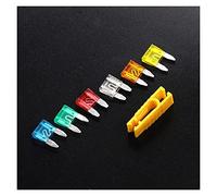 Cablaggio di protezione fusibili 120Pcs Mini Assortimento di fusibili for auto a lama di piccole dimensioni Set for Auto Car Truck 5/10/15/20/25 / 30A Fusibile con fusibili in scatola di