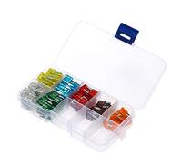 Cablaggio di protezione Fusibili e accessori for auto 120pcs Auto Automotive Car Boat Truck Kit assortimento scatola fusibili 5A 7.5A 10A 15A 20A 25A 30A Fusibili a lama automatica con clip
