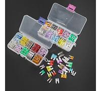 Cablaggio di protezione Fusibili for auto medi Mini Auto 2A/3A/5A/7.5A/10A/15A/20A/25A/30A/35A Amp con custodia Assortimento Fusibile a lama Set Fusibile (Size : Mini 100 Pcs)
