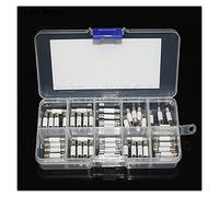Cablaggio di protezione Kit di fusibili in ceramica da 50 pezzi 5mm x 20mm 0.25A 0.5A 1A 2A 3A 5A 8A 10A 15A 20A 250V Fusibile 5 * 20 Set di tubi di protezione