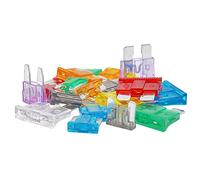 Cablaggio di protezione Mini fusibile for auto di medie dimensioni tipo a lama, si applica ad auto, auto a batteria, motociclette, circuiti stampati 12V-32V, 2/5/10/20/30/40A (Size : 150pcs)