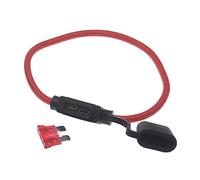 Cablaggio di protezione Portafusibile automatico mini piccolo medio impermeabile 32V 18/1614/12/10AWG e fusibile a lama for auto 3A 5A 7.5A 10A 15A 20A Standard/Mini/Micro