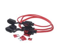 Cablaggio di protezione Portafusibile automatico mini piccolo medio impermeabile 32V 18/1614/12/10AWG e fusibile a lama for auto 3A 5A 7.5A 10A 15A 20A Standard/Mini/Micro