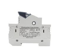 Cablaggio di protezione Portafusibile solare 2PCS DC Piccolo interruttore di sezionamento Fusibili di base Set Ceramica a colpo rapido 10x38MM 1000V TUV 2A 4A 6A 8A 10A 15A (Color : DNPVF1-32, Size