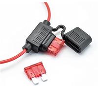 Cablaggio di protezione Presa di corrente impermeabile Portafusibili in linea a lama piccola con fusibile da 10 A Fusibile di ricambio for auto Lunghezza 16 AWG