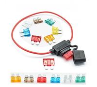 Cablaggio di protezione Presa di corrente impermeabile Tipo a lama media Portafusibili in linea Fusibile Presa for fusibile for auto di ricambio for auto 10A / 15A / 20A / 25A / 30A (Size : 25A)