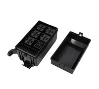 Cablaggio di protezione Scatola dei fusibili automatica a 6 vie Assemblaggio con terminali e fusibile, scatola dei fusibili for compresse di assicurazione auto for montaggio su scatola dei relè automa