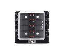 Cablaggio di protezione Scatola dei fusibili tipo lama a 12 vie a 12 V-36 V con spie LED for auto Yacht RV Triciclo Dimensioni standard Fusibile tipo lama Ricambi auto