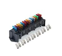 Cablaggio di protezione Scatola di controllo for assemblaggio multicircuito automobilistico a 15 vie Scatola portafusibili for auto con fusibile e terminali