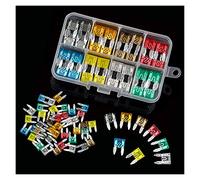 Cablaggio di protezione Set di fusibili a lama mini standard da 80 pezzi for 2/5/7.5/10/15/20/25/30 AMP Kit di assortimento di fusibili a lama for camion for autoveicoli