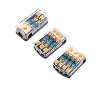 Cablaggio di protezione Supporto for circuito amplificatore audio for autocarro Amplificatore stereo stile AGU Adattatore for fusibile refit 60A Scatola portafusibili for auto normale (Size : 3)