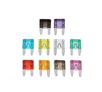 Cablaggio di protezione TMP1105 100PCS 50PCS Fusibili for auto 2A 3A 5A 7.5A 10A 15A 20A 25A 30A 35A Amp con assortimento di clip for scatola Set di fusibili a lama automatica for camion (Size : Mult