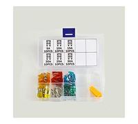 Cablaggio di protezione TMP1105 60pcs Mini fusibile for auto 5A 10A 15A 20A 25A 30A Amp Clip Box ZINCO Assortimento Fusibili a lama automatica Set Veicolo Barca