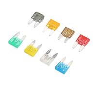 Cablaggio di protezione TMP1105 Set di fusibili a lama mini standard 80PC for 2/5/7.5/10/15/20/25/30 AMP Kit di assortimento di fusibili a lama for camion for autoveicoli