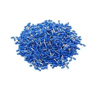 Cablaggio Forcella anello di crimpatura, 100 pezzi terminali a crimpare tubolari for cavi elettrici connettori multicolore(Blue)