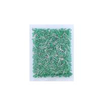 Cablaggio Forcella anello di crimpatura, 1000 pezzi Terminali a crimpare in rame isolati AWG 0,5-2,5 mm multicolore(Green,E1008)