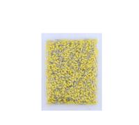 Cablaggio Forcella anello di crimpatura, 1000 pezzi Terminali a crimpare in rame isolati AWG 0,5-2,5 mm multicolore(Yellow,E2508)