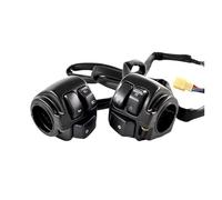 Cablaggio 'interruttore Di Controllo Del Manubrio Adatto Per Sportster Dyna Softail Clacson E Indicatori Di Direzione Manubrio Motociclo Interruttore(Black)