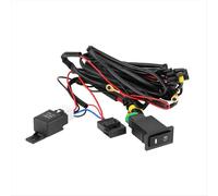 Cablaggio interruttore on/off fendinebbia a LED universale per auto da 12 V, kit relè fusibile, cablaggio interruttore fendinebbia