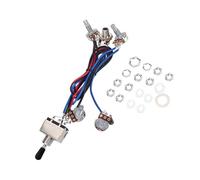 Cablaggio per Chitarra, 2 Volume 2 Tone 1 Jack 500K Pots Cablaggio Interruttore a 3 Vie per Chitarra Les Paul LP