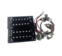 Cablaggio Per Chitarra Bobina Singola Cablaggio 2V1T Per Pickup Humbucker Per Chitarra Elettrica Ainico5(BK)
