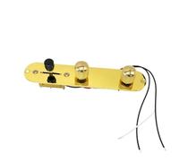 Cablaggio Per Chitarra Bobina Singola Chitarra Elettrica A 3 Vie Con Piastra Di Controllo Precablata Cablaggio Interruttore Manopole(Gold)