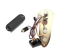 Cablaggio Per Chitarra Bobina Singola Piastra Di Controllo Pre Cablata Per Chitarra Facile Da Installare(Gold)