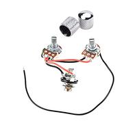 Cablaggio per chitarra con potenziometri da 500 K e interruttore a levetta a 3 vie, ricambio premium per chitarre elettriche, ideale per riparazioni fai da te, studio domestico, professionale
