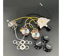 Cablaggio per Chitarra Elettrica Cablaggio Precablato Per Chitarra Con Condensatore Grande Da 500K 2T1V Con Bobina Kit Precablati Divisi