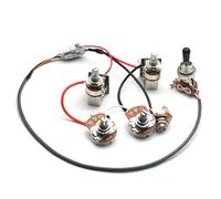Cablaggio per Chitarra Elettrica Il Fascio Precablato Line Assembly Può Essere Tagliato In Un Singolo Potenziometro 2T2V 500K Per Chitarra Elettrica LP