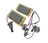 Cablaggio Per Chitarra Pickup Humbucker Alnico 5 Per Chitarra In Stile LP Con Cablaggio Interruttore 1V1T(Chrome)