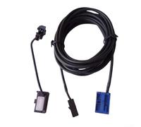 Cablaggio per microfono telefonico per 307 per 308 408, C5, per Suzuki SX4, RD45, cavo adattatore audio per auto, connettore in plastica da 12 V, nero, confezione da 2