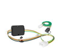 Cablaggio per rimorchio a 4 pin 56217 compatibile con Toyota Highlander 08-19, connettore a T piatto a 4 vie, cablaggio per gancio di traino personalizzato.